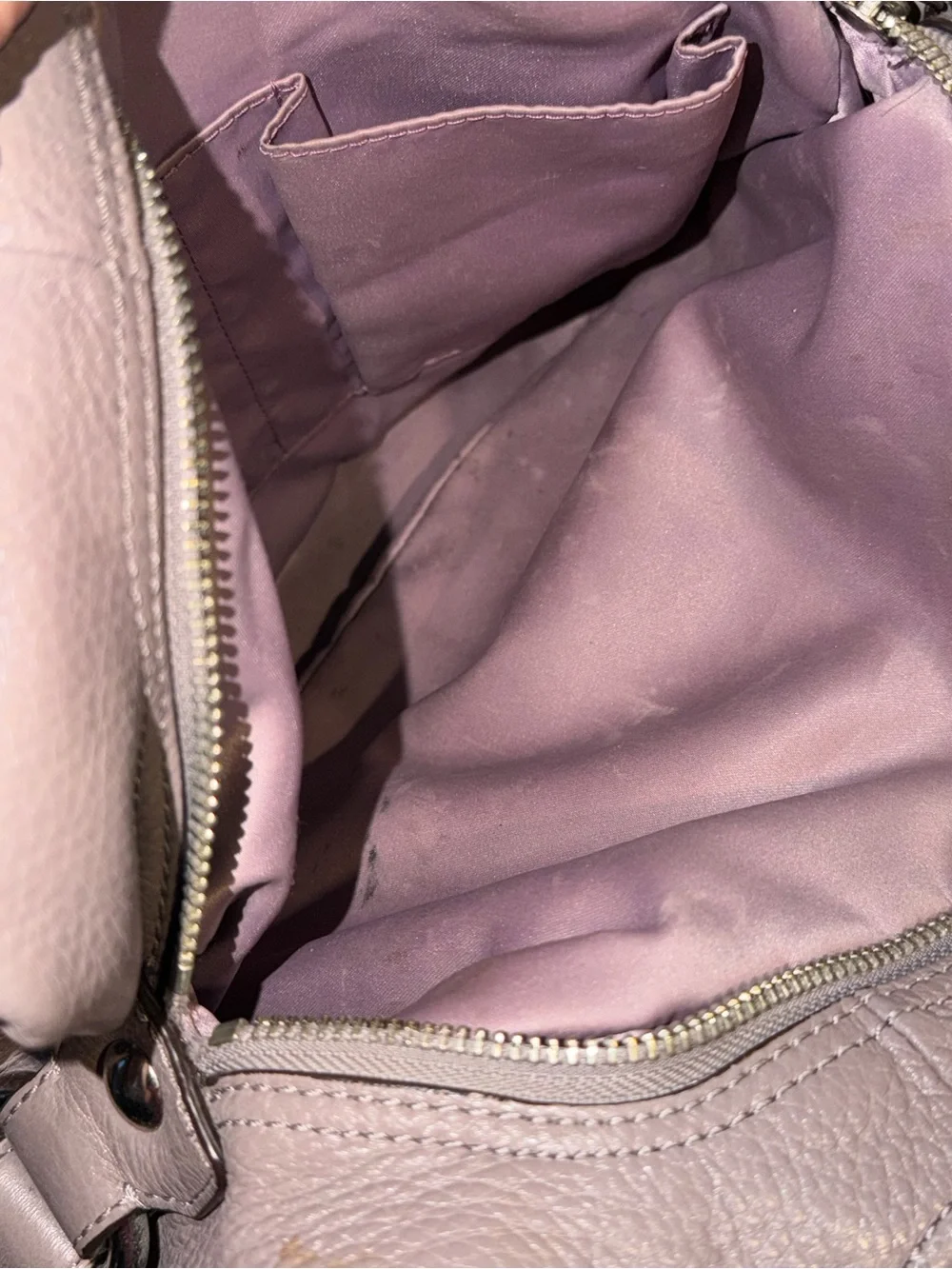 Coach Pebbled Leather Hobo Bag Taupe  Madison Maggie shoulder